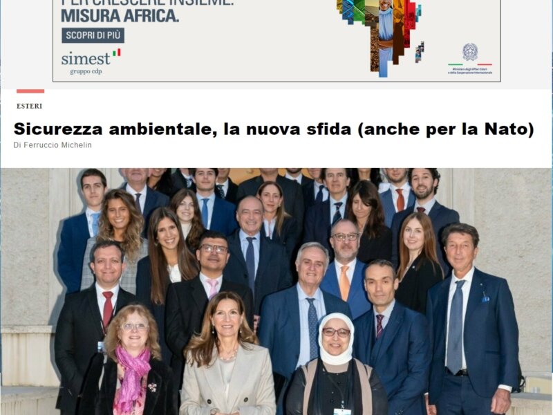 Sicurezza ambientale, la nuova sfida (anche per la Nato)